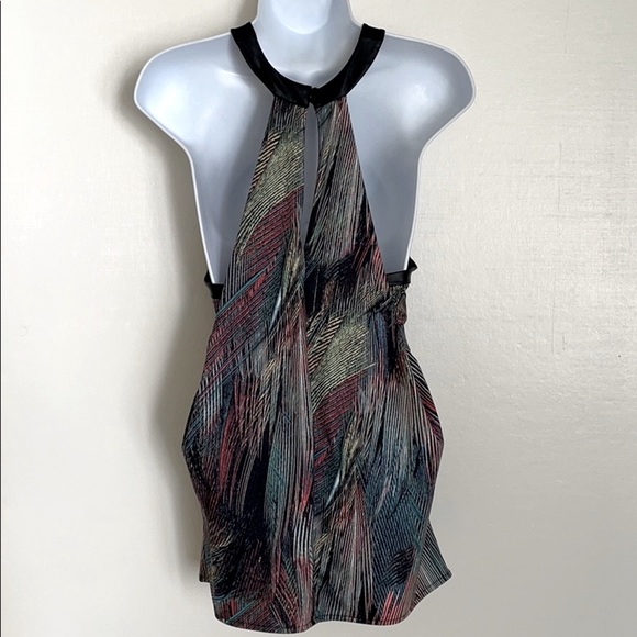 Guess halter multicolor sleeveless top Sz M - Picture 5 of 12